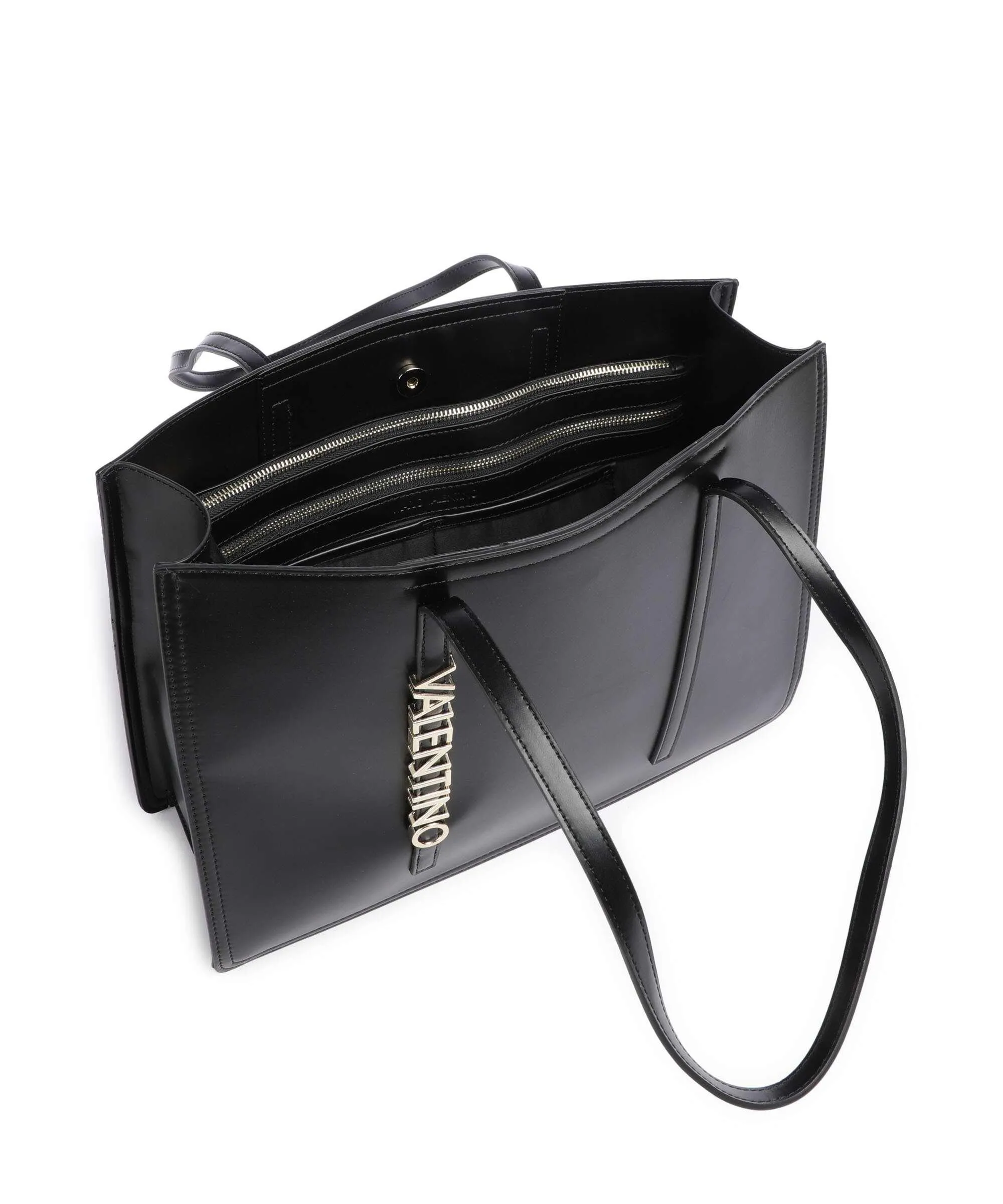  Valentino Bags Wall Re Borsa shopper pelle sintetica nero  