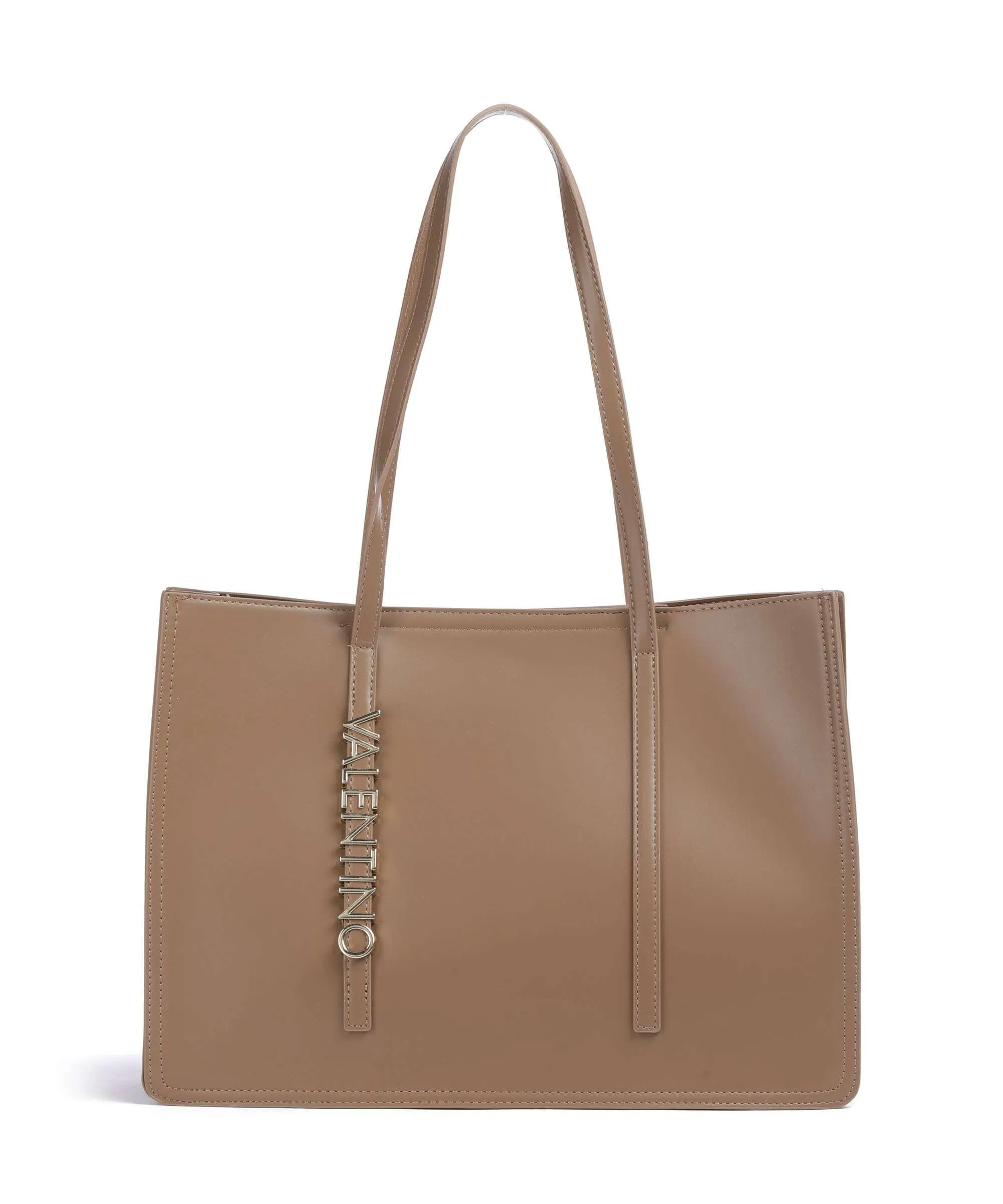  Valentino Bags Wall Re Borsa shopper pelle sintetica taupe  