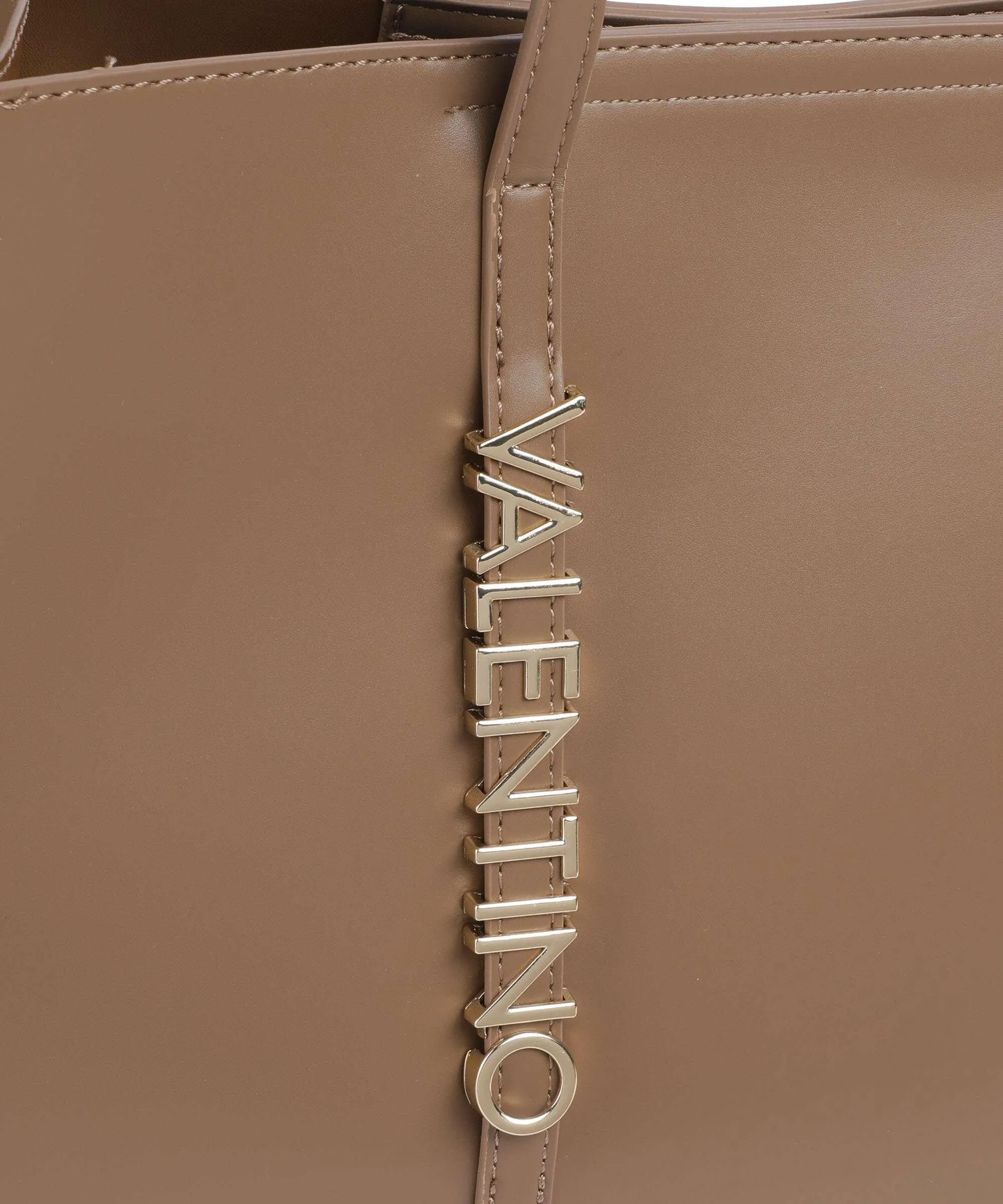  Valentino Bags Wall Re Borsa shopper pelle sintetica taupe  