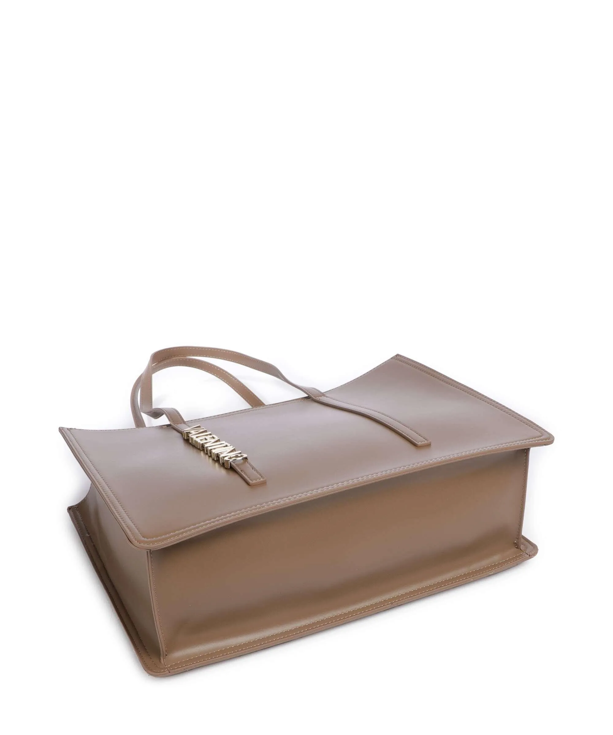  Valentino Bags Wall Re Borsa shopper pelle sintetica taupe  