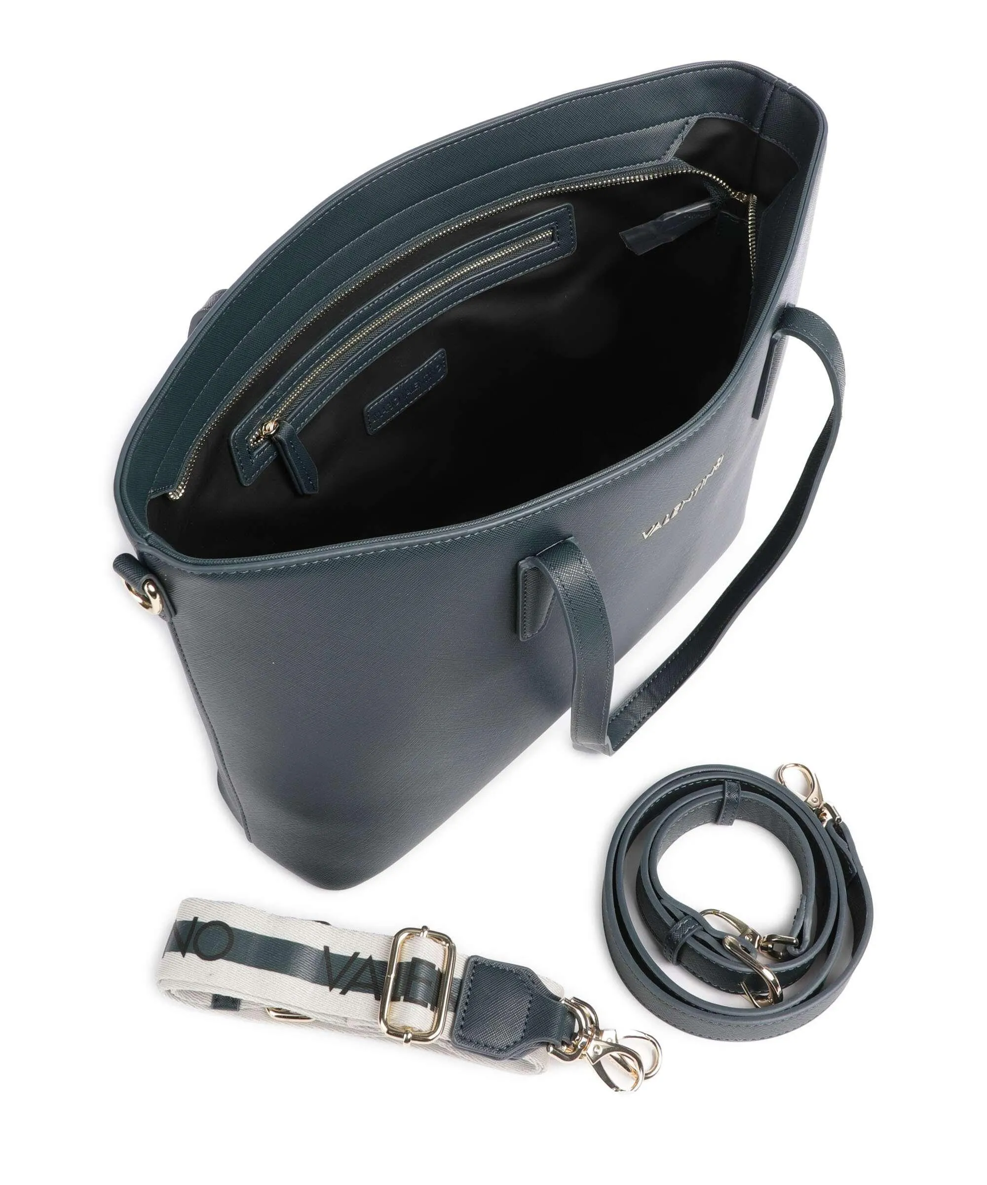  Valentino Bags Zero Re Borsa shopper pelle sintetica petrol  