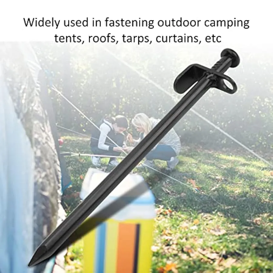 YEmirth 5Pcs Picchetti Multiuso per Tenda in Acciaio per Impieghi Pesanti Picchetti per Campeggio per Baldacchino E Telo da Camp
